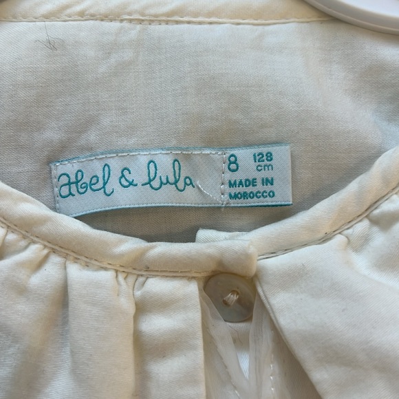 Abel & Lula Girls Matching Set Skirt White Long Sleeveless Top. Pleaded Skirt - Picture 10 of 11